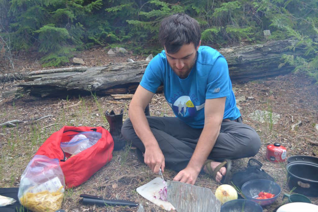 Quetico Campsite Cooking