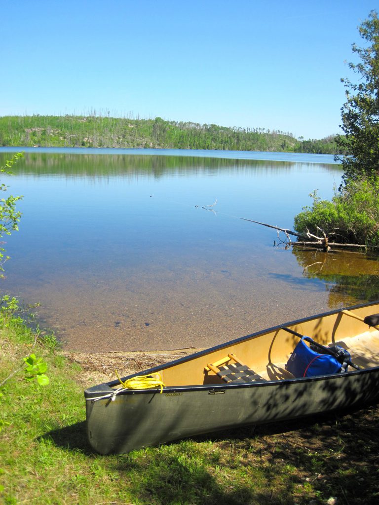 Clove Lake is a popular lake for anglers in the BWCA, accessed from Larch Creek or Magnetic Lake on the Granite River 