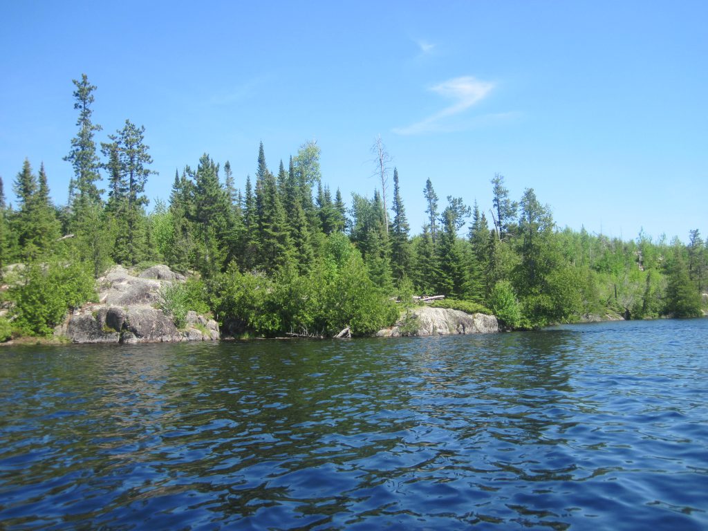 Marabouef Lake Campsite Granite River BWCA canoe route paddle trip