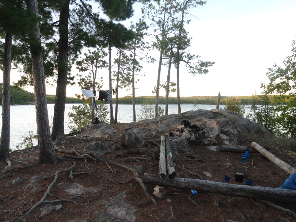 Camping trip Ontario Quetico Provincial Park Boundary Waters 