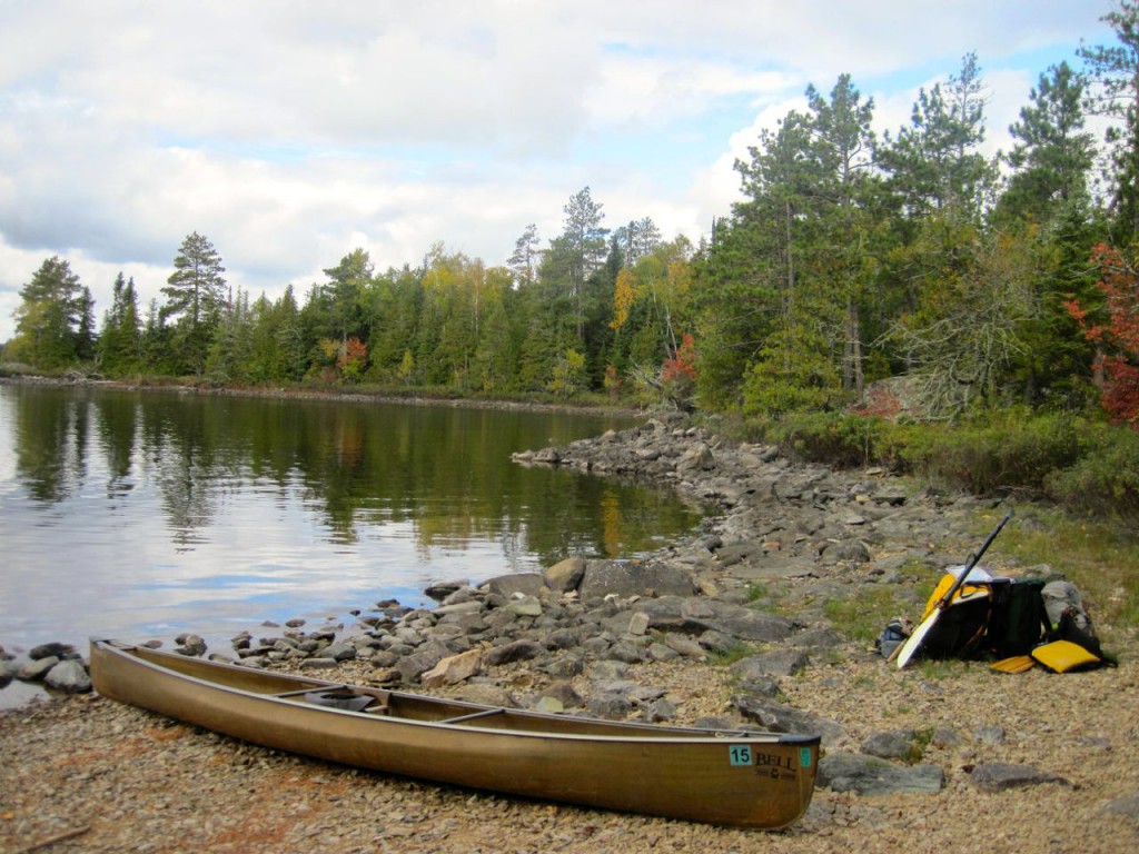 Sagnaga Lake Ontario Canada Quetico Cache Bay ranger station 