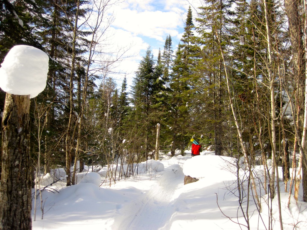 Tuscarora Boundary Waters portage Gunflint Trail winter ice fishing