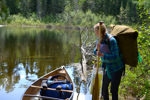 Quetico Canoe Portage landing