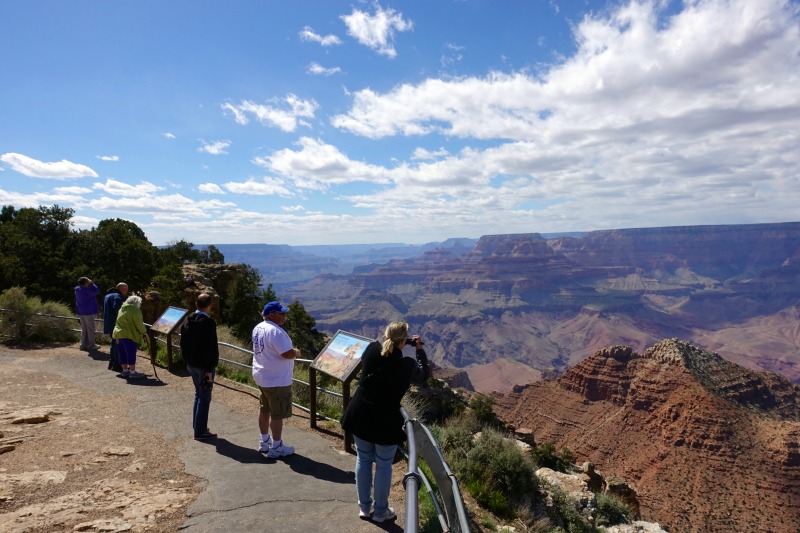 Tourists Grand Canyon