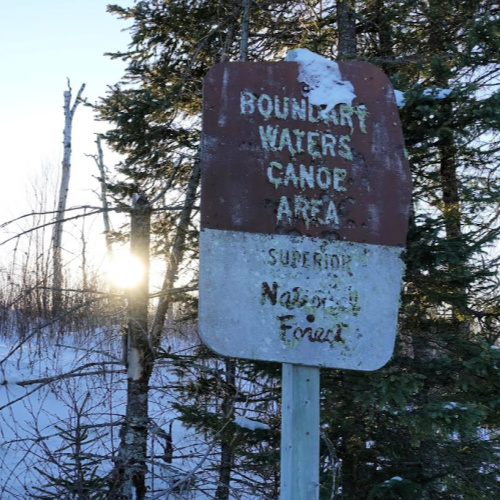 BWCAW Entrypoint #52 Brant Lake Boundary Waters sign