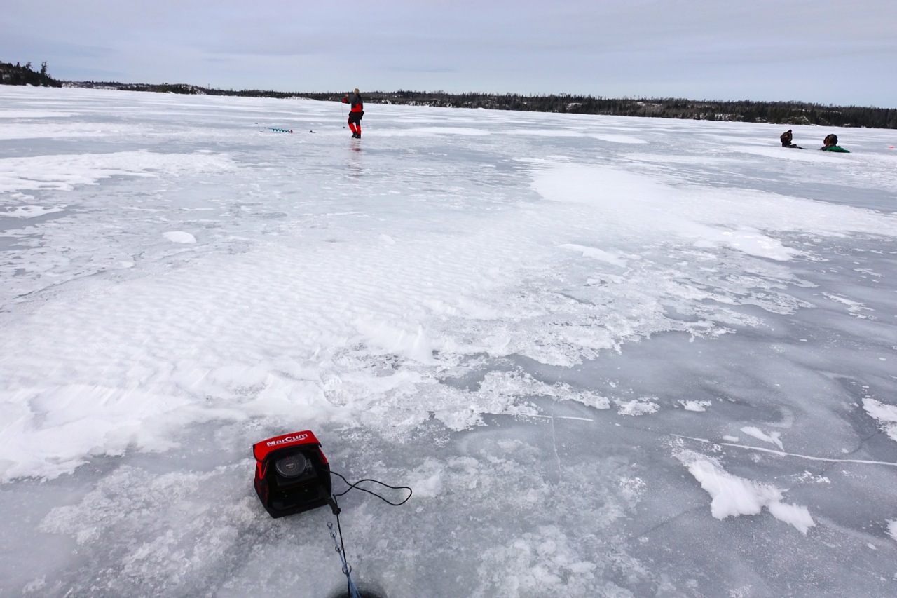 Ice fishing recommendations for kids on the Gunflint Trail